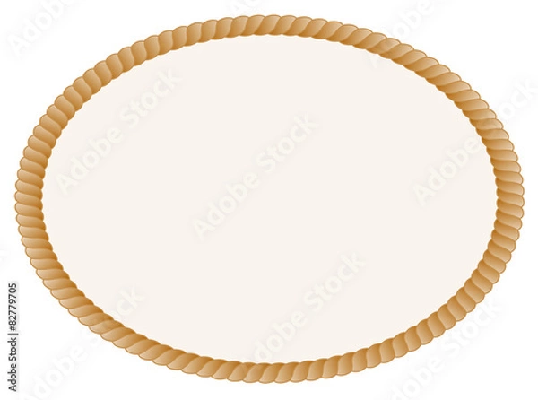 Fototapeta Rope frame / border