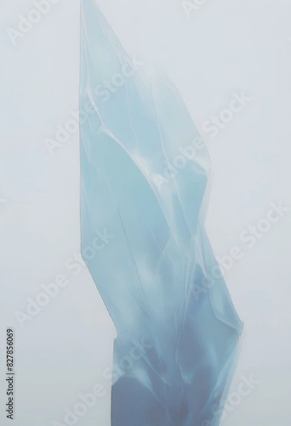 Obraz muted tones, 3.5mm film, minimalist, ice. Generative AI.	
