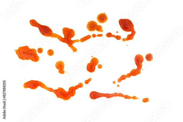 Fototapeta Abstract splash Isolated on A Transparent Background