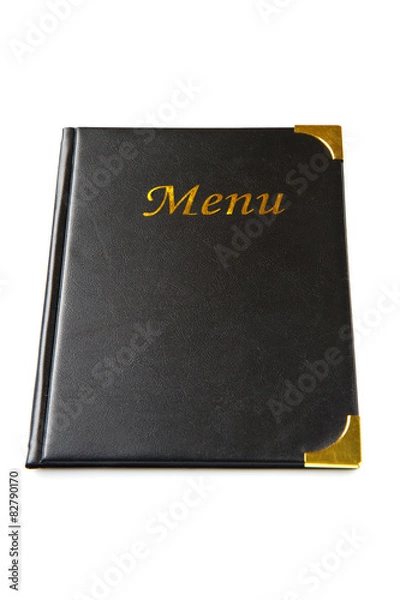 Fototapeta menu