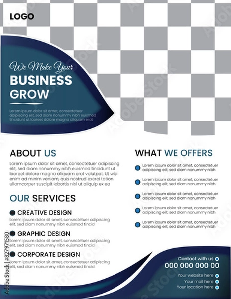 Fototapeta design, vector, business, template, card, illustration, text, icon, symbol, shape, modern, 