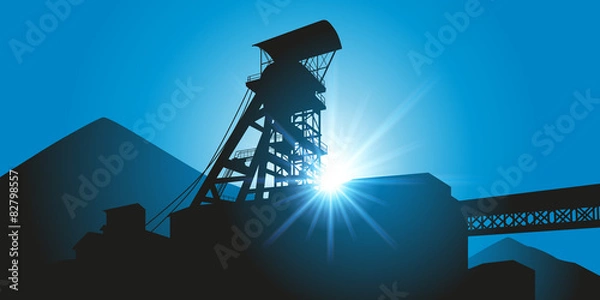 Obraz Kopalnia Węgla