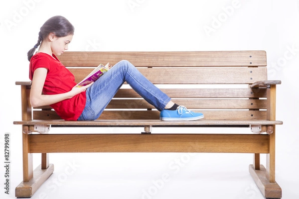 Obraz Bambina che legge