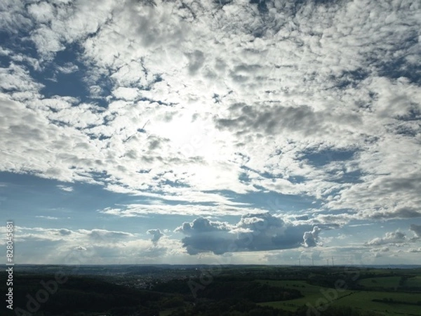 Fototapeta Wolkengebilde an einem Sommertag