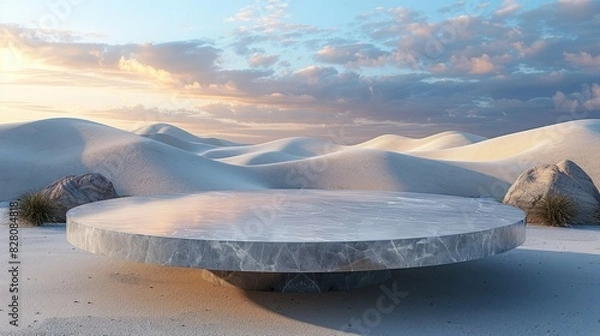 Obraz 3d render minimalist podium for display product