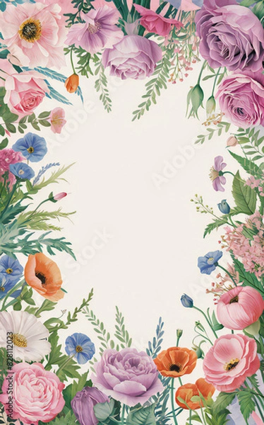 Fototapeta Floral Invitation Card Templates: Elegant Designs for Every Occasion