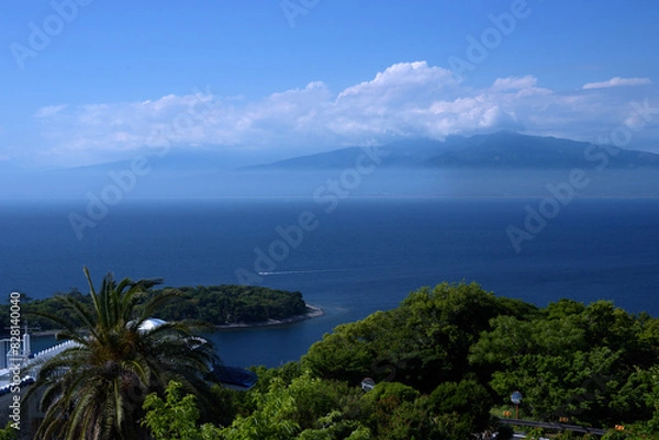 Obraz 駿河湾の碧い眺め