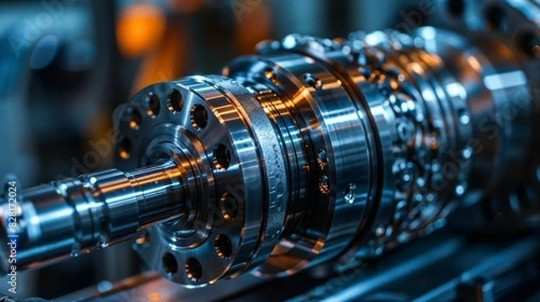 Obraz close up of a machine