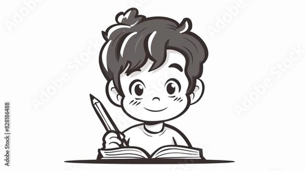Obraz Children's coloring sheets : learning