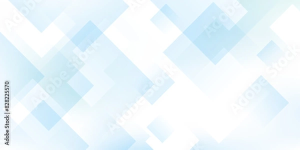 Obraz 透明感のある幾何学模様のグラデーション背景
