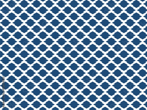 Obraz 和柄の松皮菱パターン