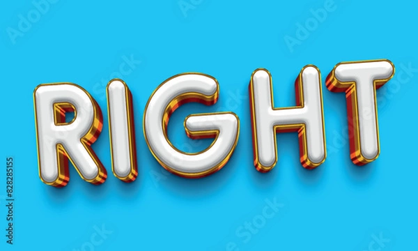 Obraz text  effect template