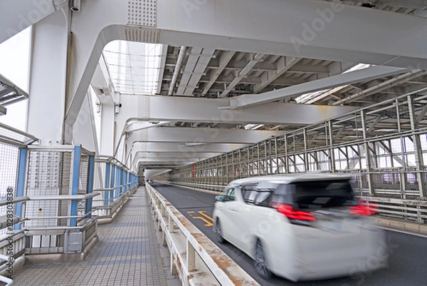 Obraz 走り去る車