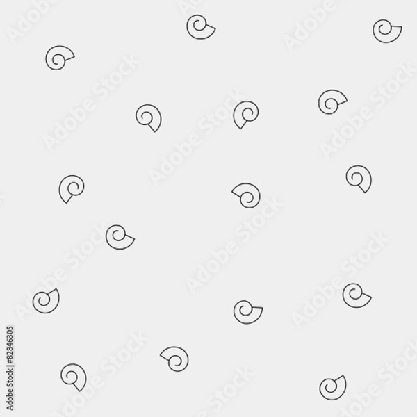 Obraz Marine shell and starfish pattern