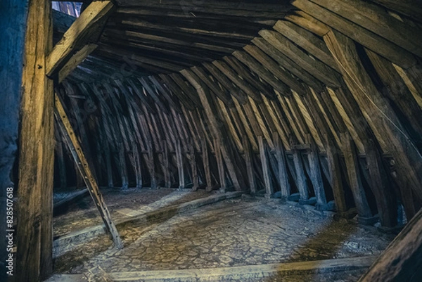 Obraz Charpente en voute