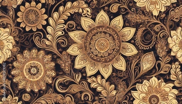 Fototapeta pattern with ornament