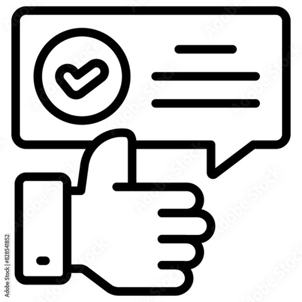 Obraz Perfect design icon of satisfied

