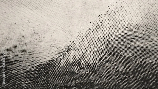 Obraz aged newspaper halftone abstract dotted background and texture