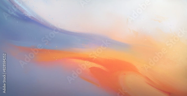 Obraz bright Abstract watercolor drawing on a paper image	
