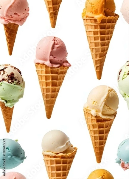 Obraz ice cream background