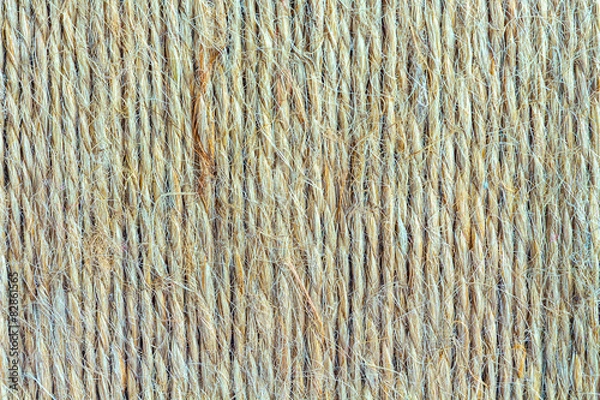 Fototapeta Vertical Strings of Hemp Twine Background