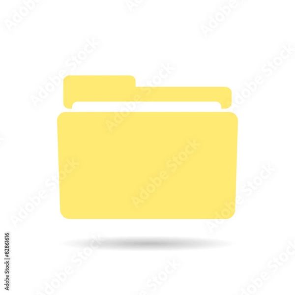 Obraz Folder icon vector illustration