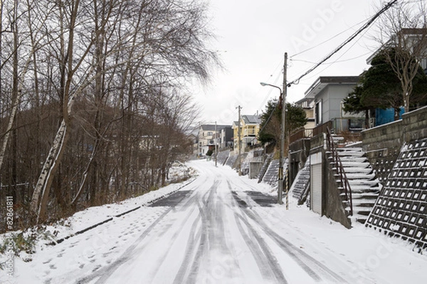 Obraz 冬の町並み