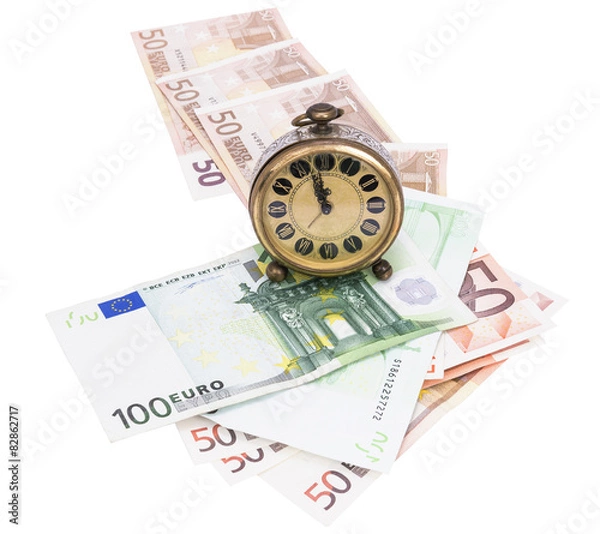 Obraz money and watch