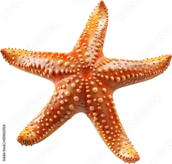 Fototapeta Oceanic Star: Simple Cartoon Starfish