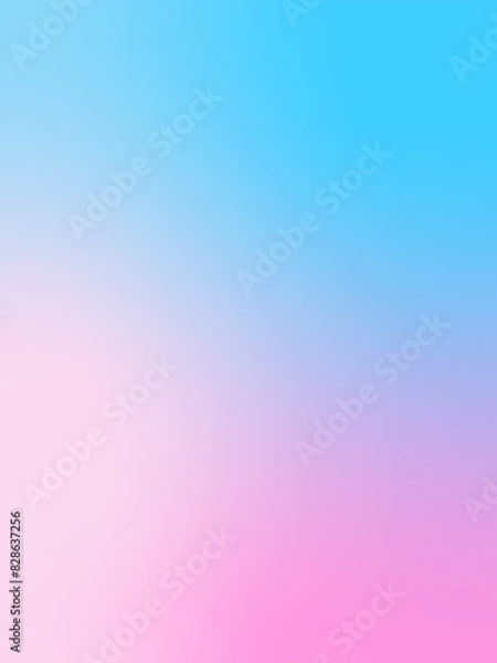Fototapeta ビビッドなピンクブルーグラデーション背景