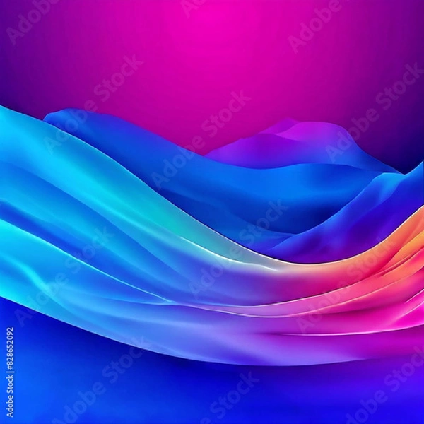 Fototapeta Presentation background featuring dynamic gradients