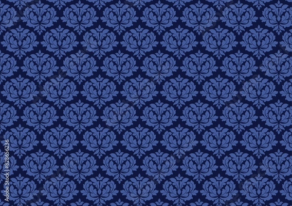 Obraz damask pattern seamkess background