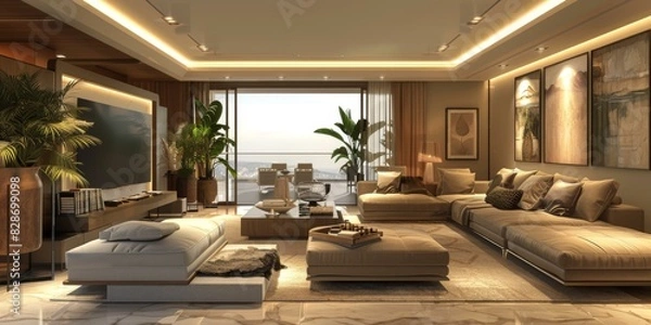 Fototapeta Living room