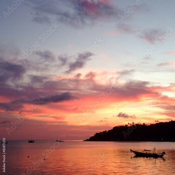 Obraz Sunset at Koh Tao