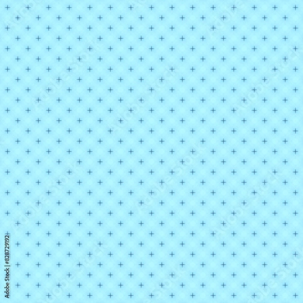 Fototapeta Gradient Soft Blue Small Geometric Elements Mosaic Pattern Background