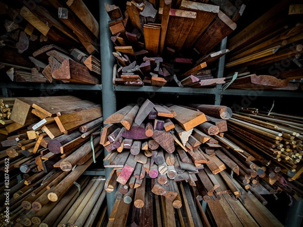 Obraz Piles  wood  various shapes