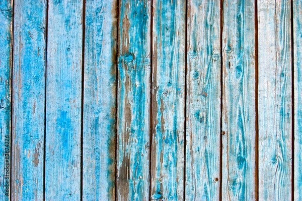 Obraz fence weathered wood background