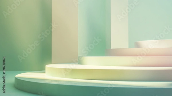 Fototapeta 爽やかなグリーンの壁紙素材