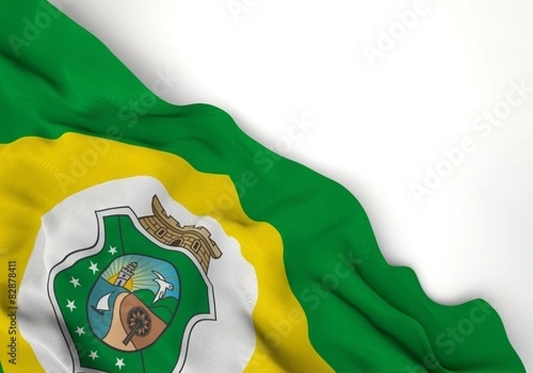 Obraz Ceara state 3d corner flag