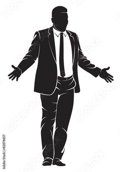 Obraz Man proclaiming speech