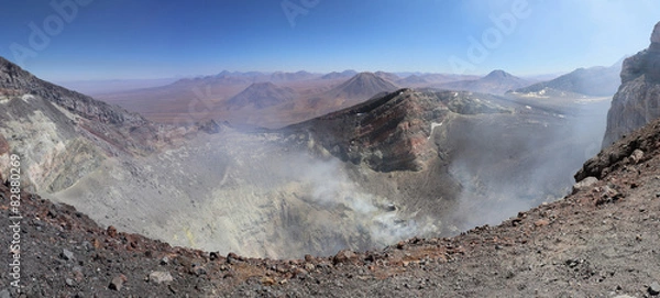 Obraz Volcan Lascar, désert de Atacama