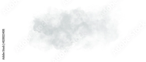 Obraz  Transparent clear cloud, realistic cloud clipart
