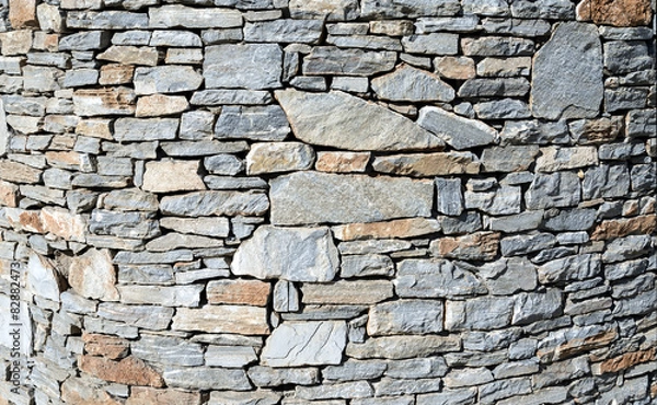 Fototapeta horizontal stone wall