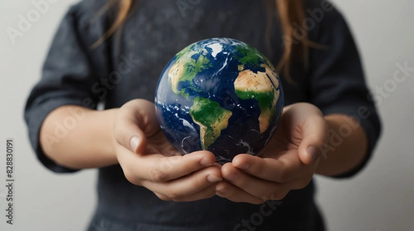 Obraz Women holding globe