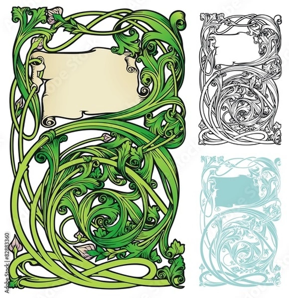 Fototapeta Ornate border