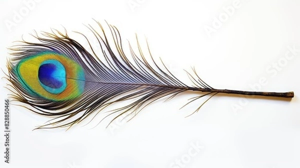 Obraz peacock feather isolated UHD Wallpaper