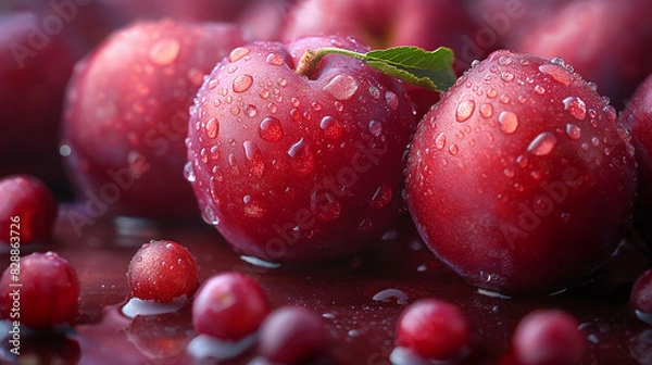 Fototapeta plum fruits