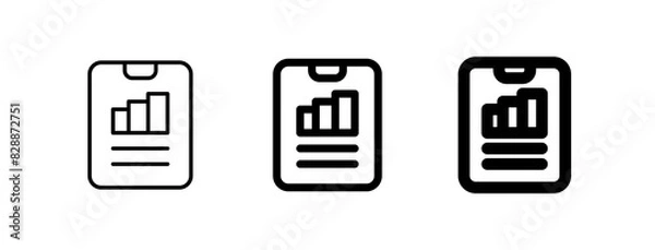 Fototapeta Editable analytic report vector icon. SEO, marketing, business. Part of a big icon set family. Perfect for web and app interfaces, presentations, infographics, etc