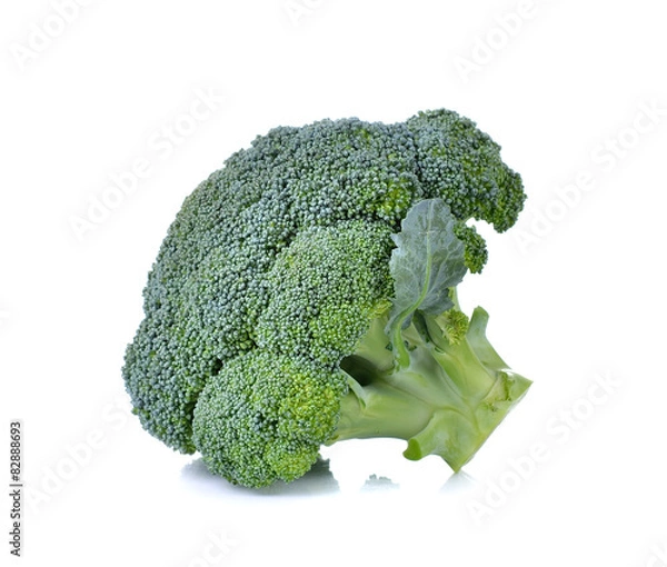 Obraz Broccoli on white background