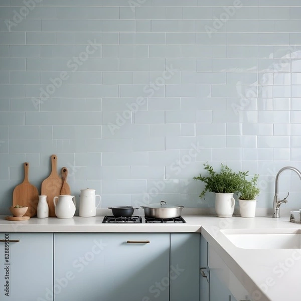 Obraz kitchen interior with utensils